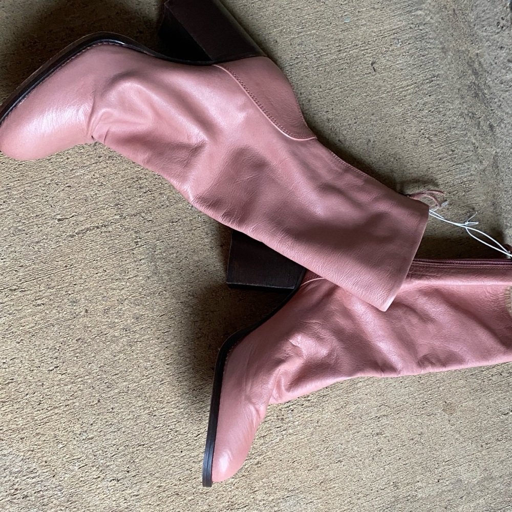Free People Pink Heeled Boots - Picture 11 of 12